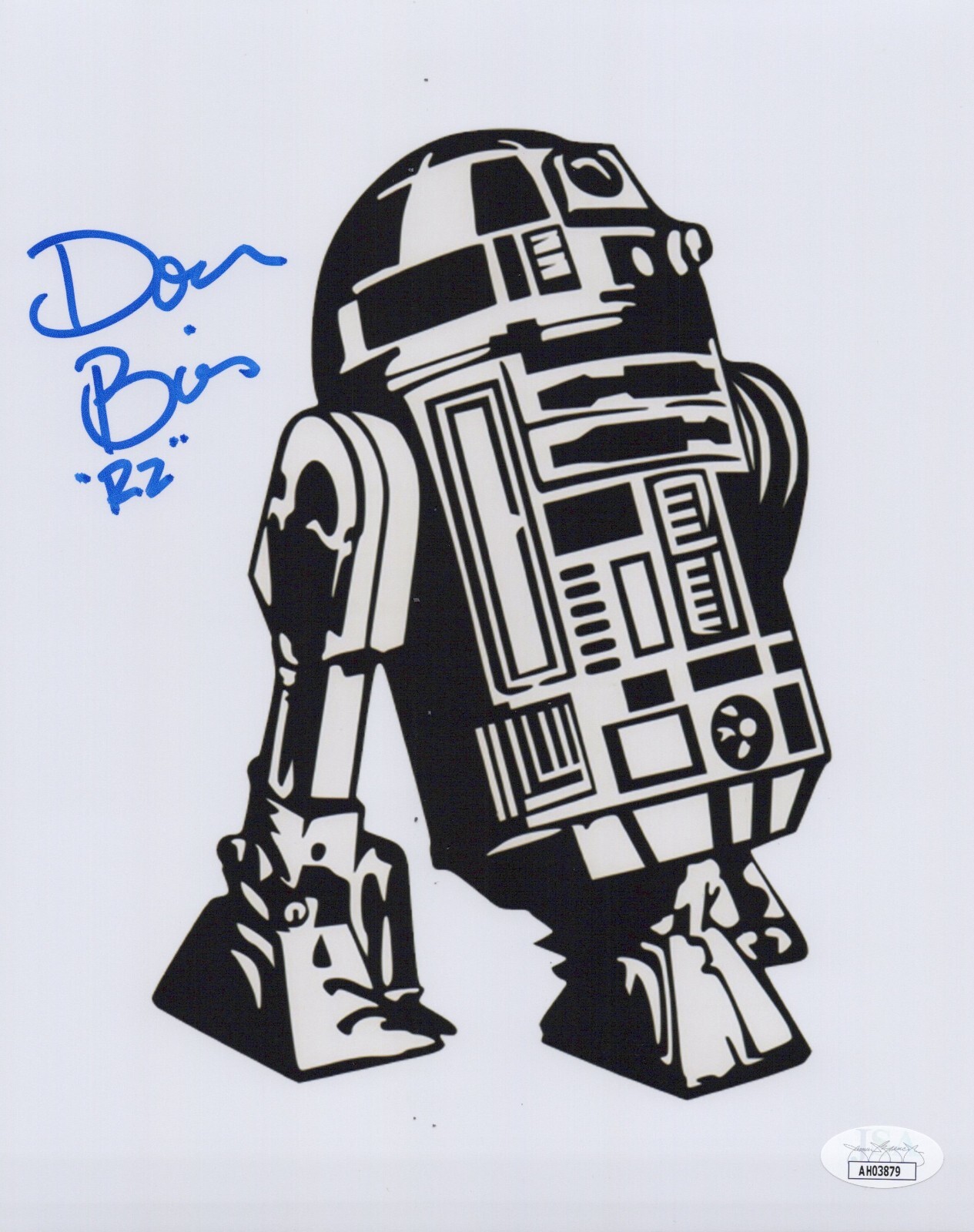 DON BIES Signed STAR WARS 8×10 R2 MODEL MAKER Authentic Autograph Photo JSA COA