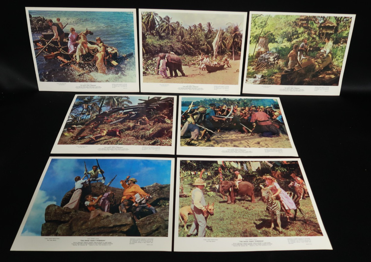 The Swiss Family Robinson Lobby Cards Mini Stills Originals 8″ x 10″ Buena Vista
