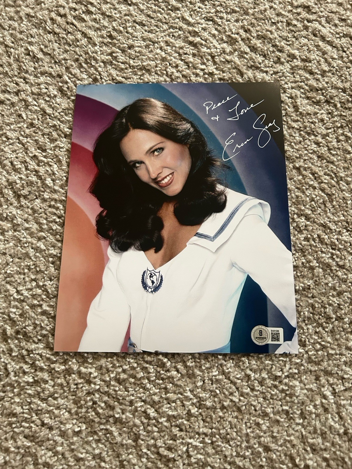 ERIN GRAY Signed Autographed 8×10 Photo SEXY BUCK ROGERS BECKETT BAS C