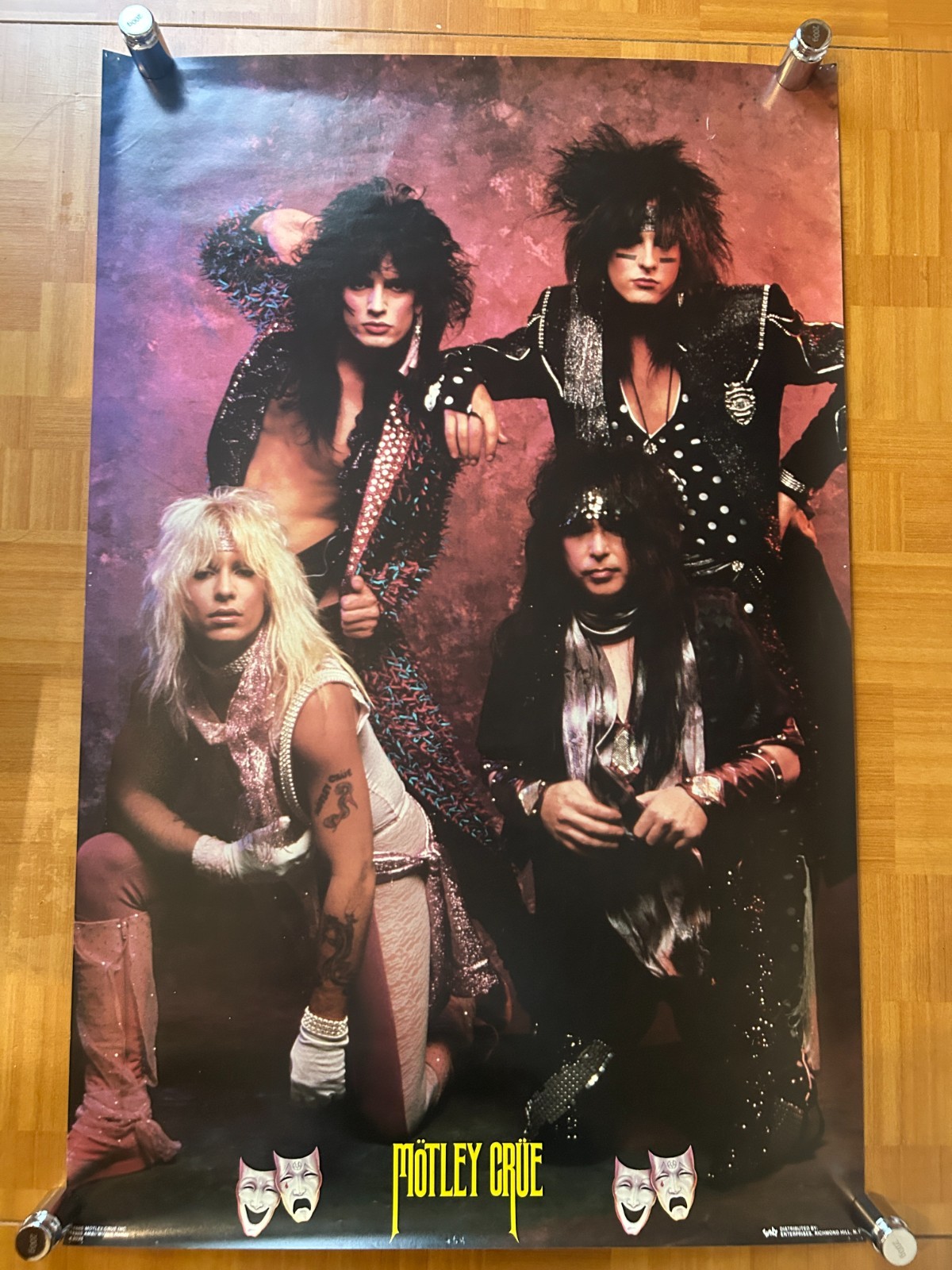 Motley Crue / Theatre Of Pain 1985 US Funky Original Official Poster 22x34in