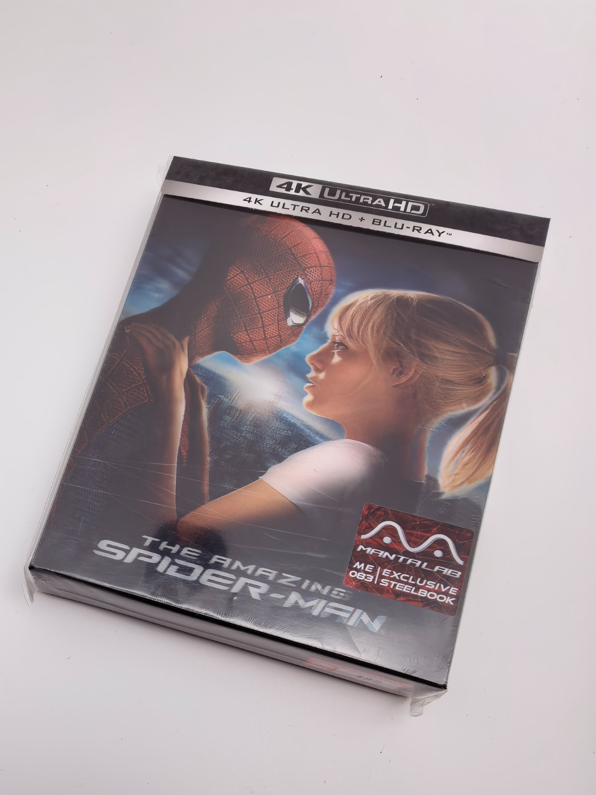 MANTA LAB THE AMAZING SPIDER-MAN 4K UHD STEELBOOK DOUBLE LENTICULAR B , SEALED