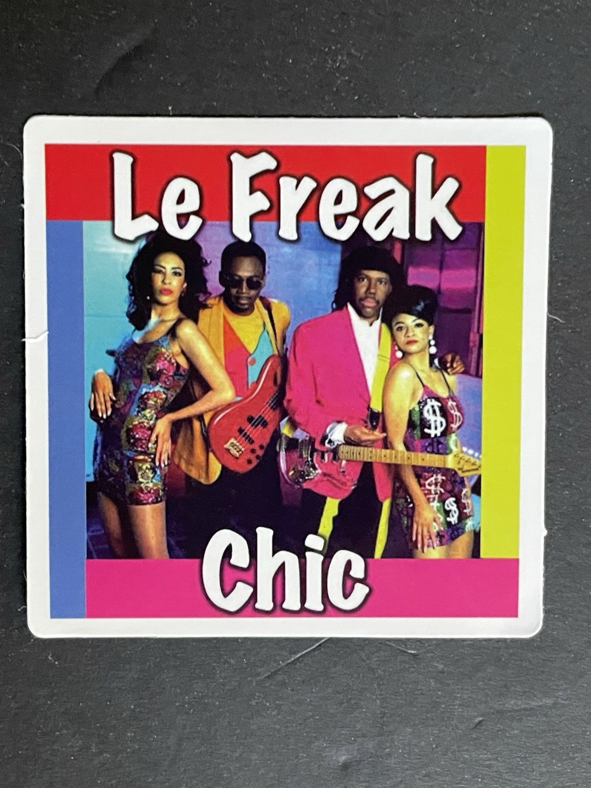 Chic Le Freak Sticker Image Iconic 70s Disco Music Band NY NYC for Laptops New!