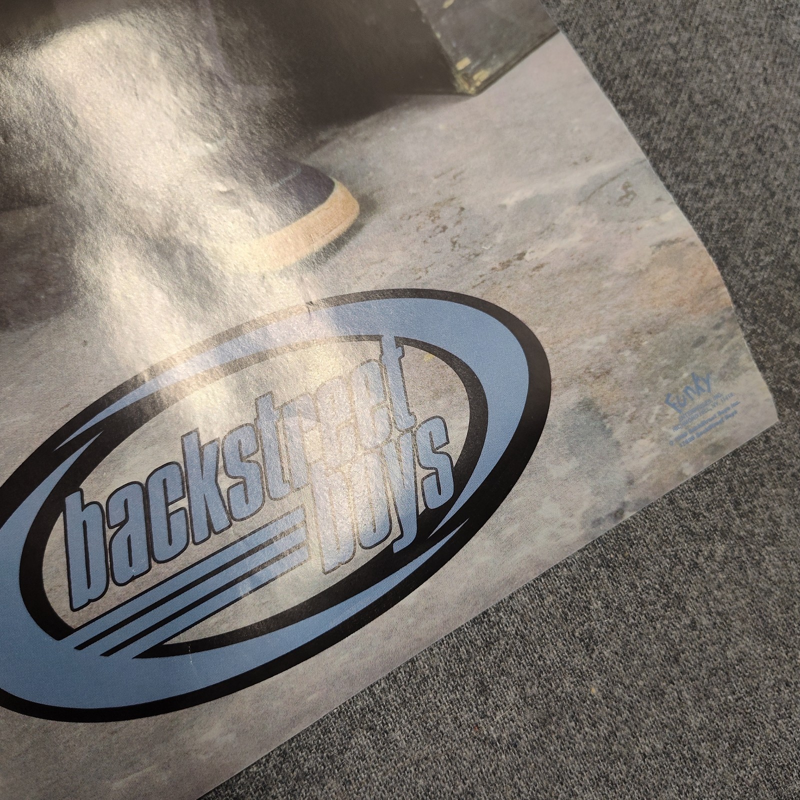 BACKSTREET BOYS 1998 ORIGINAL Wall POSTER WINTERLAND (RARE/HTF) 34×22