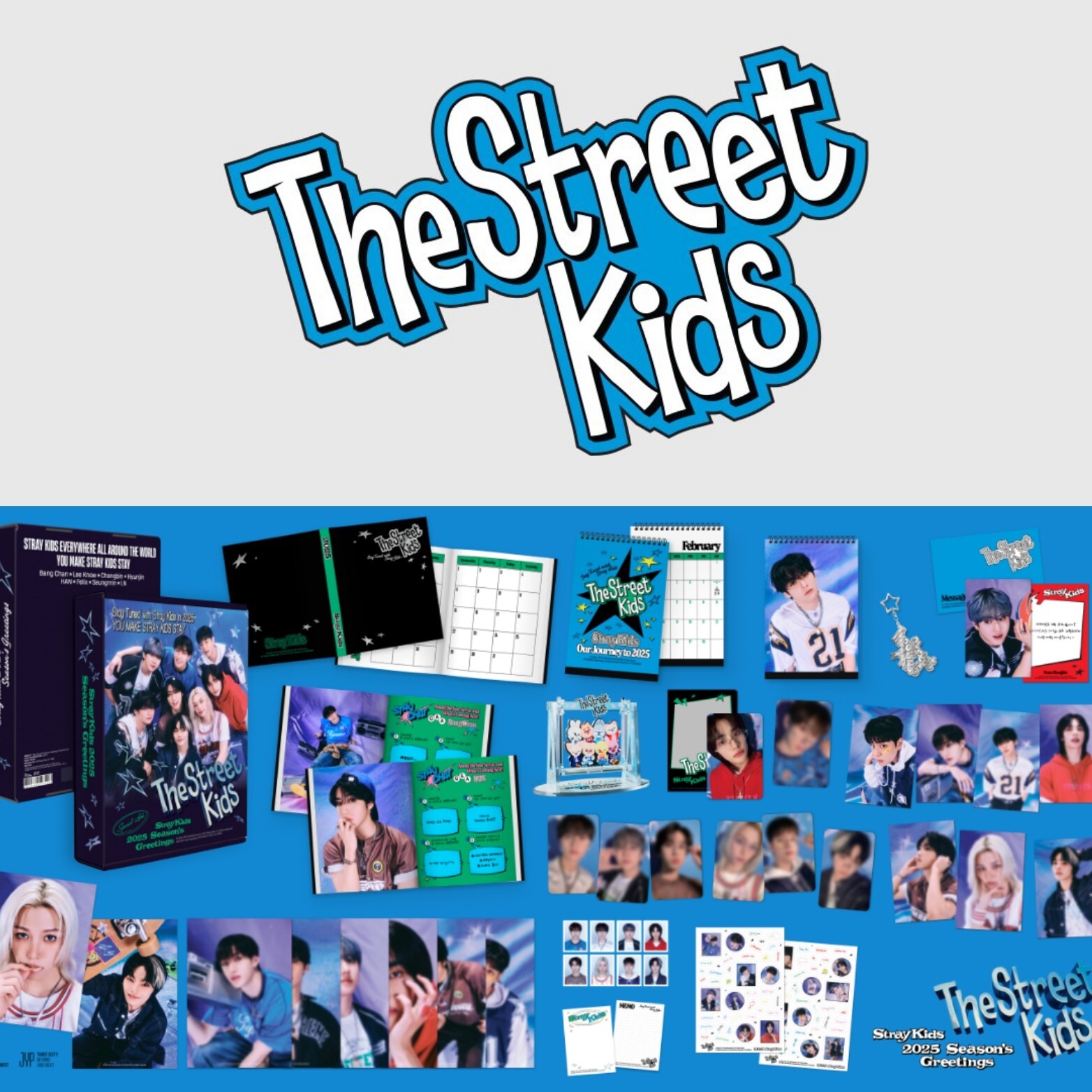 STRAY KIDS 2025 SEASON’S GREETINGS [The Street Kids] Member set, POB + Tracking