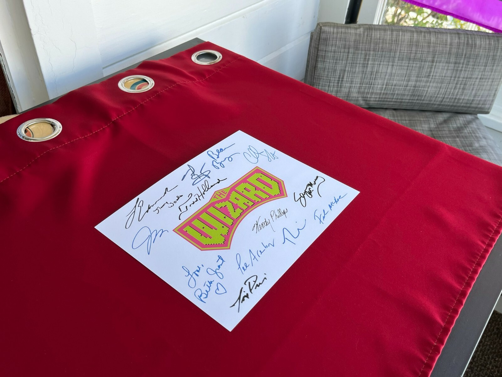 The Wizard 1989 Title Card Cast-Signed- 8.5×11- Autograph Reprints