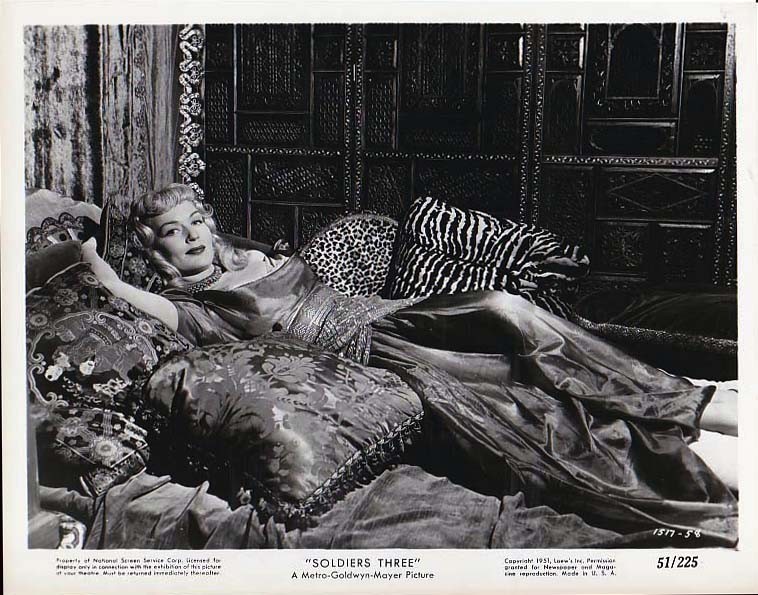 SOLDIERS THREE, Original 1951 Very Sexy Greta Gynt Movie Photo
