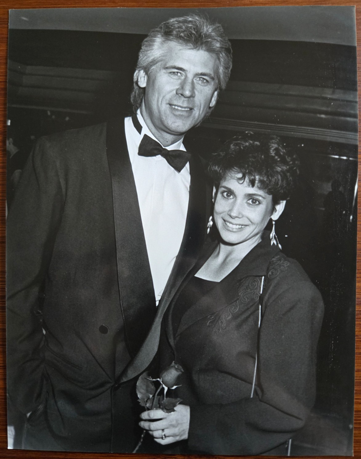 Barry Bostwick (Rocky Horror Picture Show) & Stacey Nelkin 1988 7×9 Press Photo