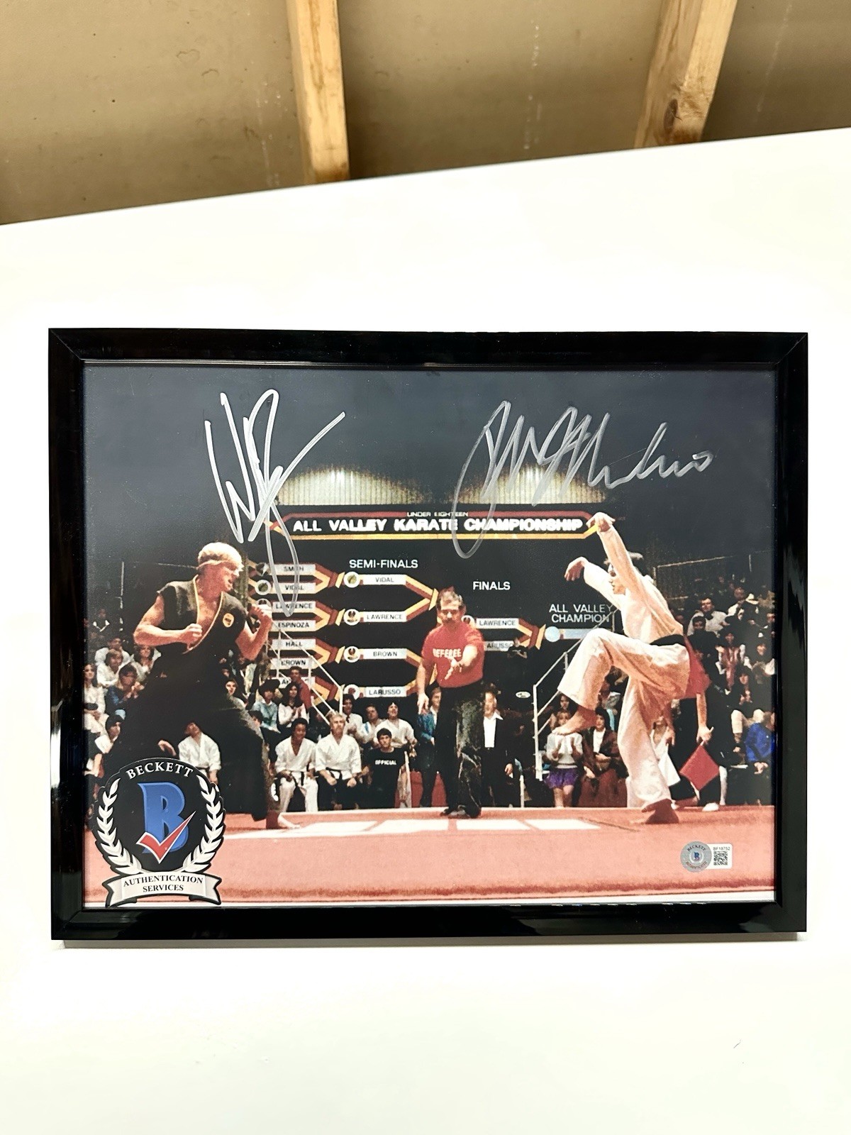 The Karate Kid Ralph Macchio William Zabka Cobra Kai 11×14 Signed Photo