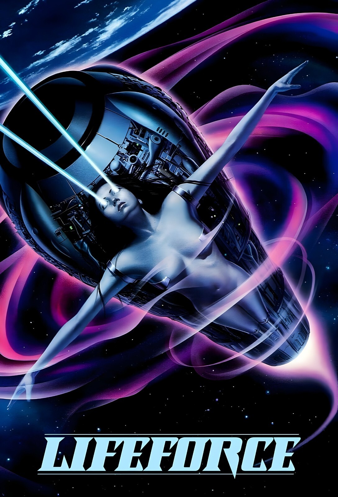 Lifeforce 1985 Tobe Hooper Movie Poster Wall Art Made in USA D
