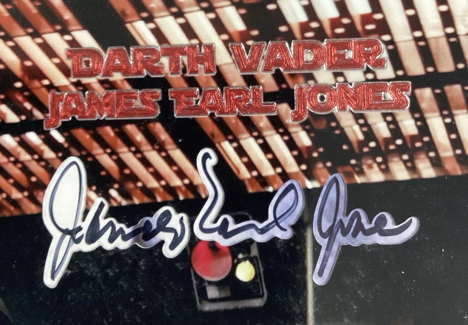 James Earl Jones Signed Custom Card Cut Darth Vader Star Wars Autograph PSA/DNA