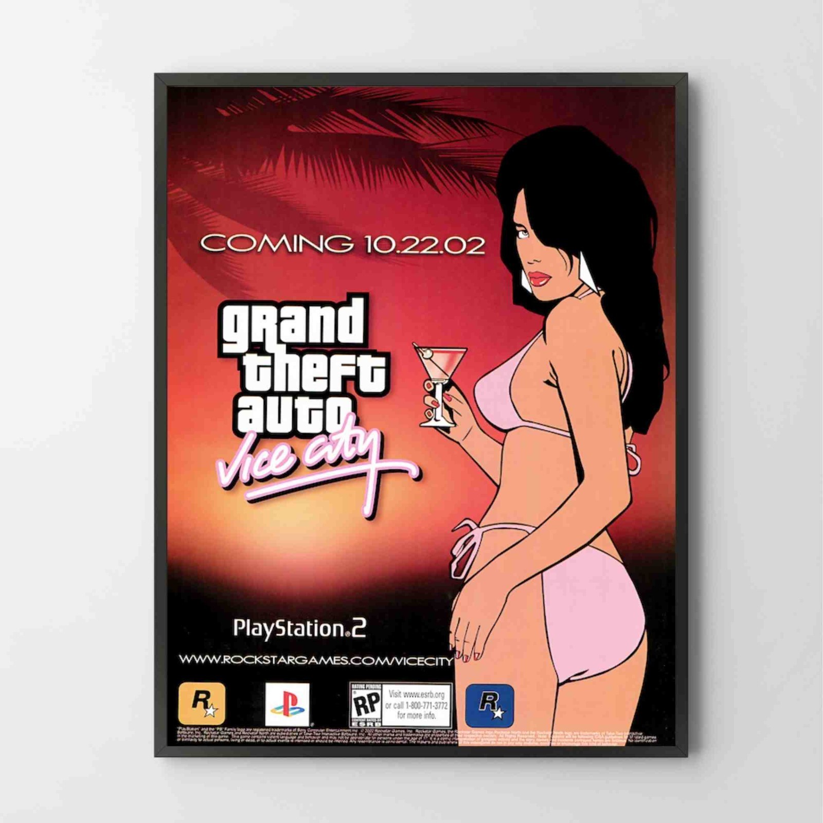 Poster Grand Theft Auto Vice City PS2 Premium Unframed Poster Print G1659