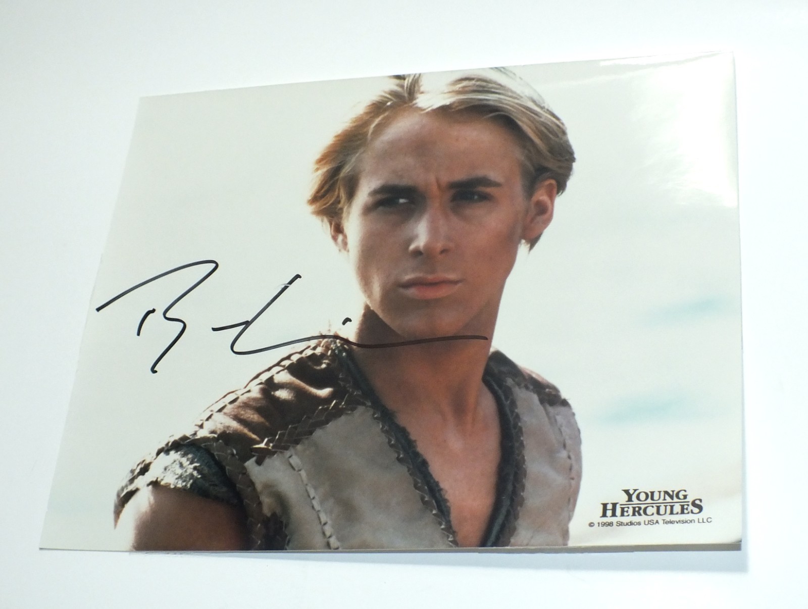 Young Hercules Color Photo Ryan Gosling Autograph 1998 Television TV Signature