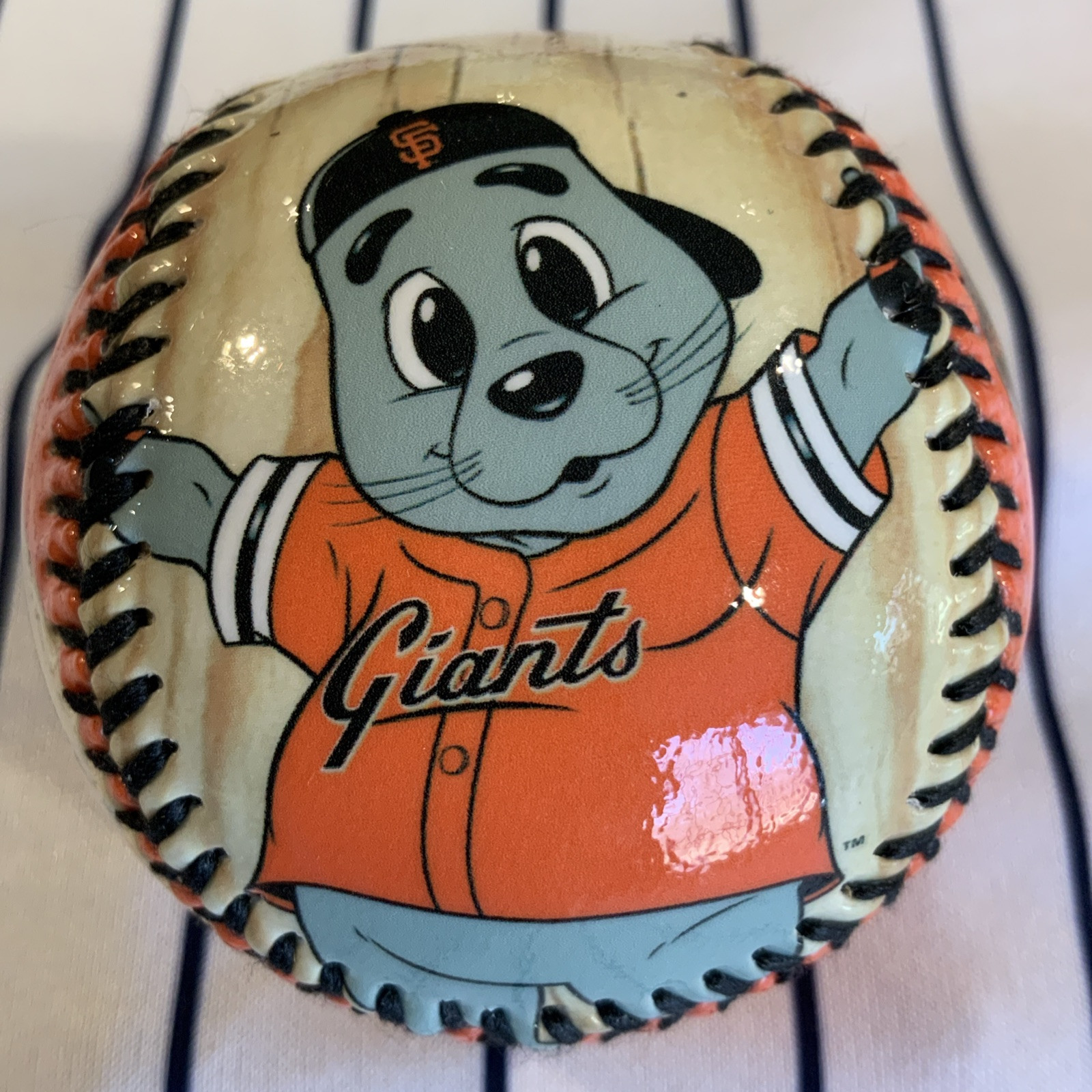 San Francisco Giants Franklin Softstrike Mascot Seal Souvenir Baseball Ball