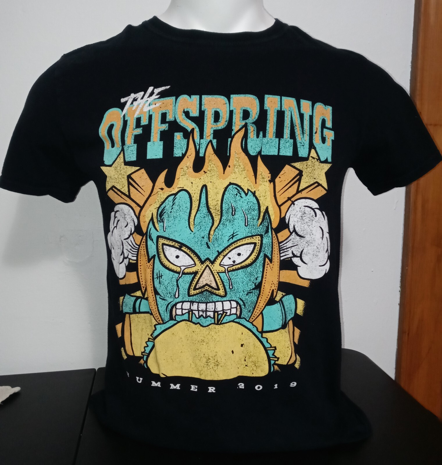 THE OFFSPRING Summer 2019 Tour T Shirt of Europe Size Medium