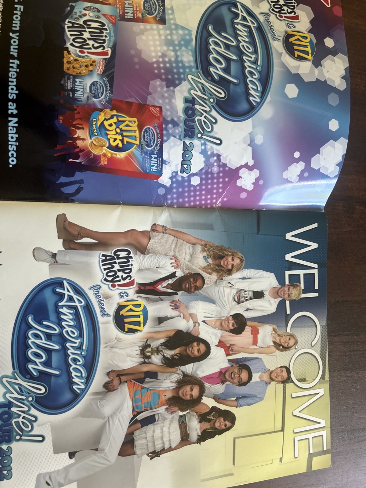 American Idol Live! 2012 Concert Tour Program Phillip Phillips!