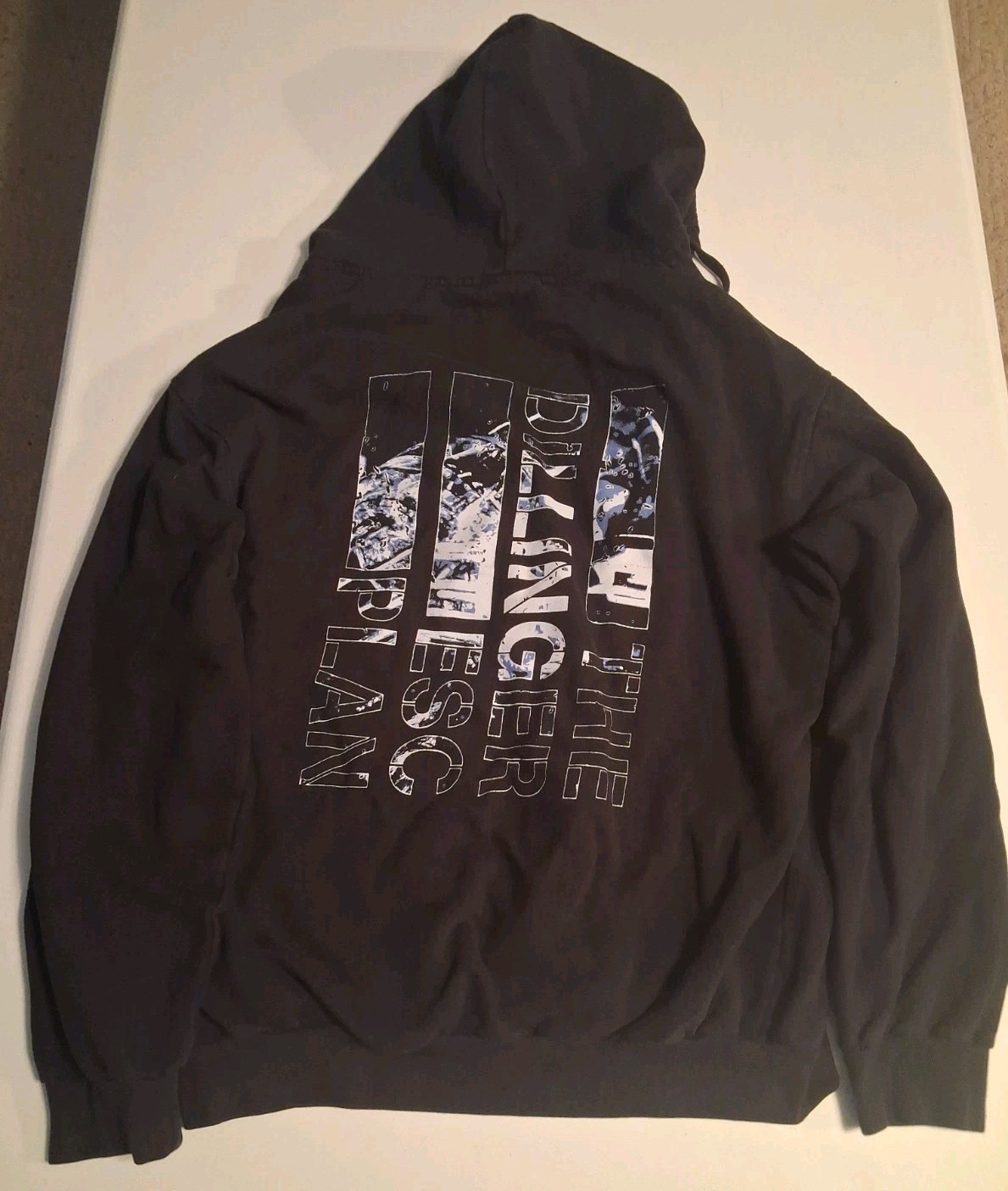 RARE! The Dillinger Escape Plan Dissociation Full Zip Hoodie- Black Large [TDEP]