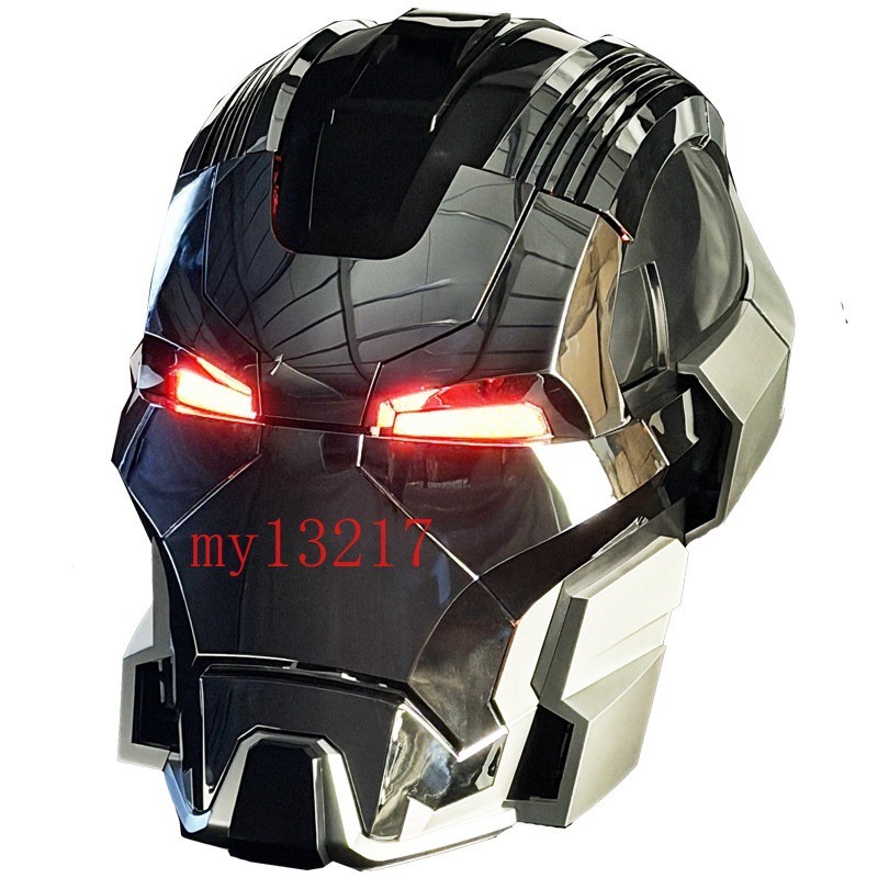 Iron Man Silver MK17 LED Light Up Helmet Wearable Mask Cosplay Performance Gift