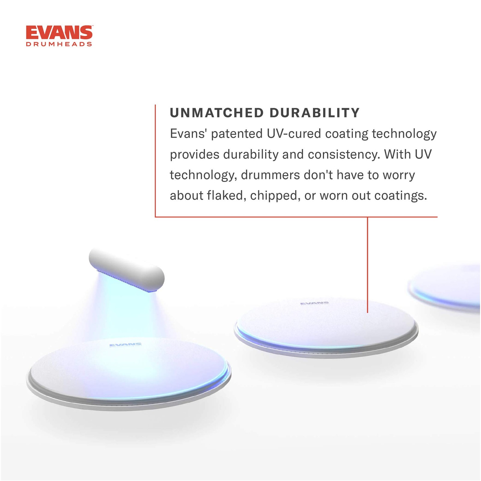 Evans UV1 Coated Tom Drumhead 13 Inch