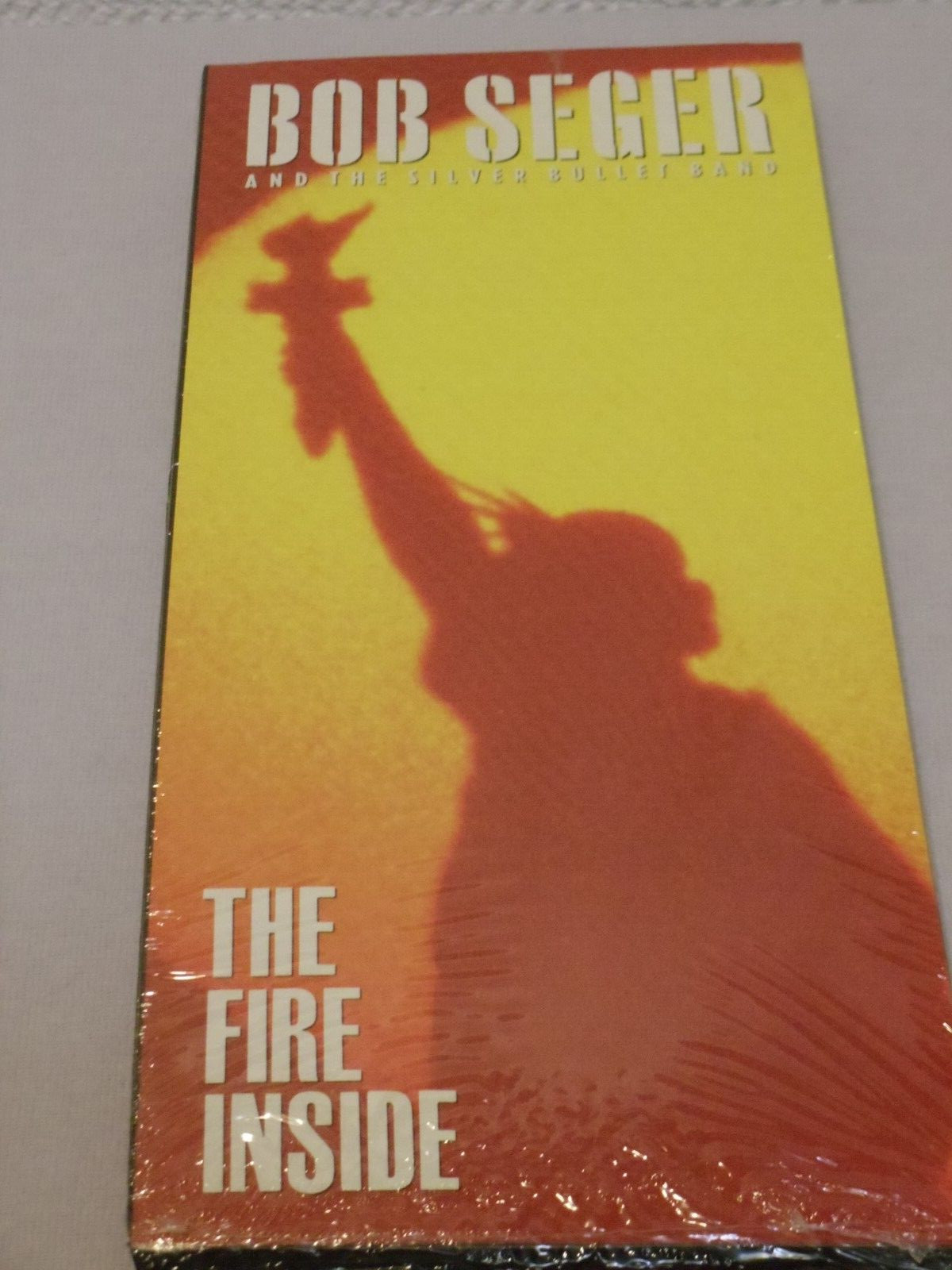 Bob Seger The Fire Inside CD LONGBOX No CD Empty Box with shrink wrap ONLY