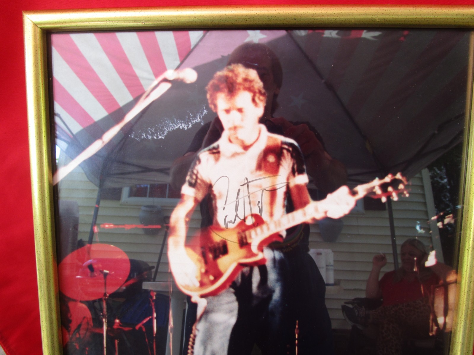 Carlos Santana Autographed Photo Picture 21×17 Frame