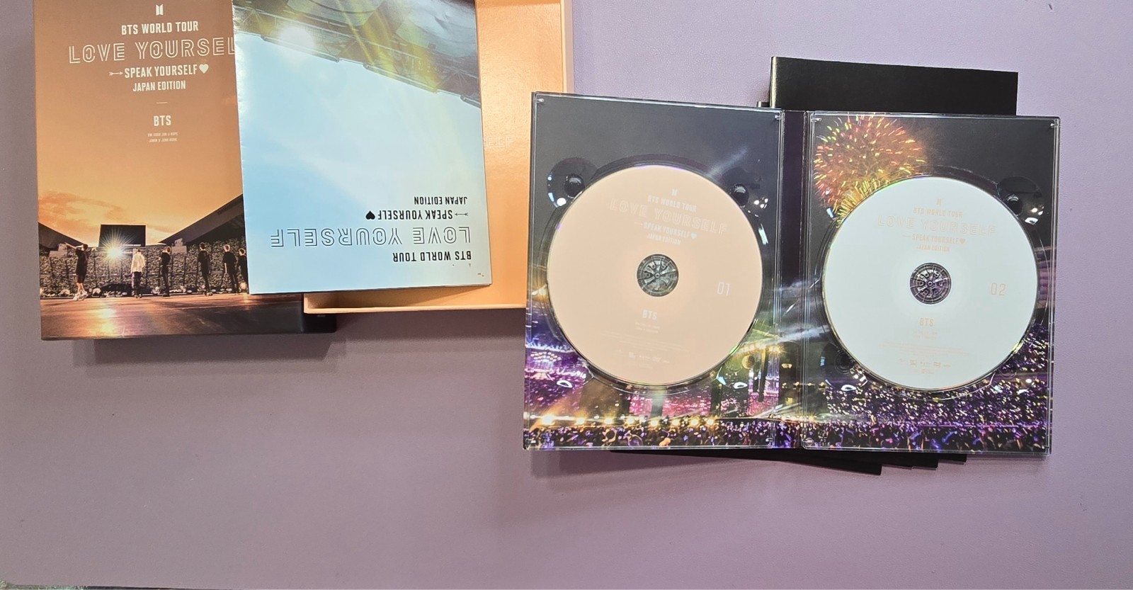 BTS WORLD TOUR- “LOVE YOURSELF SPEAK YOURELF” JAPAN EDITION DVD( REGION 2)