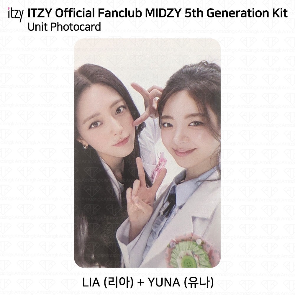 ITZY Official Fanclub MIDZY 5th Generation Kit Photocard