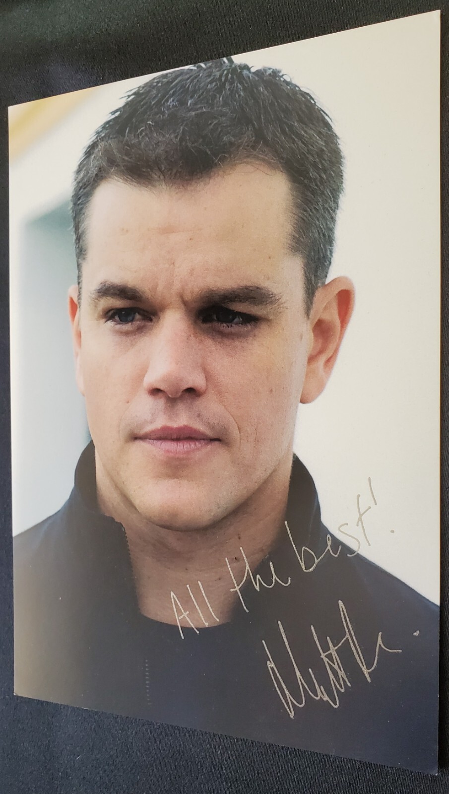 Matt Damon Autograph 6×9 Original Studio Portrait Bourne Photograph