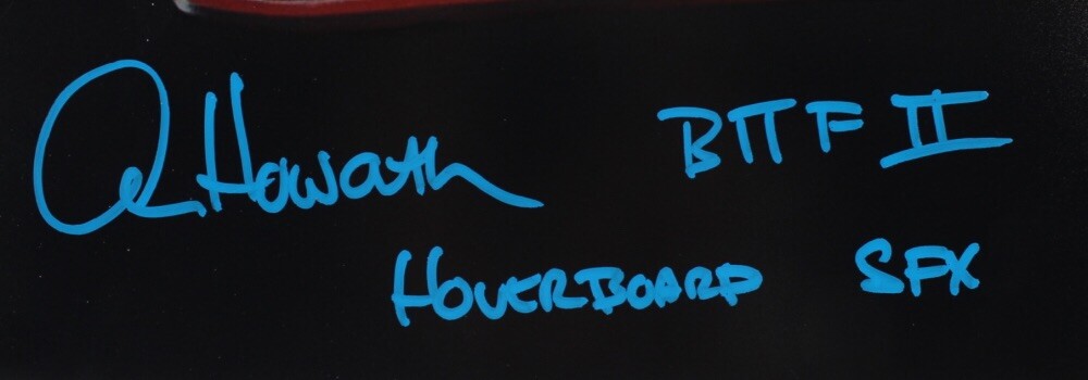 Alan Howarth Autographed Back To The Future 11×14 ACOA 2 Inscriptions BTTF SFX!