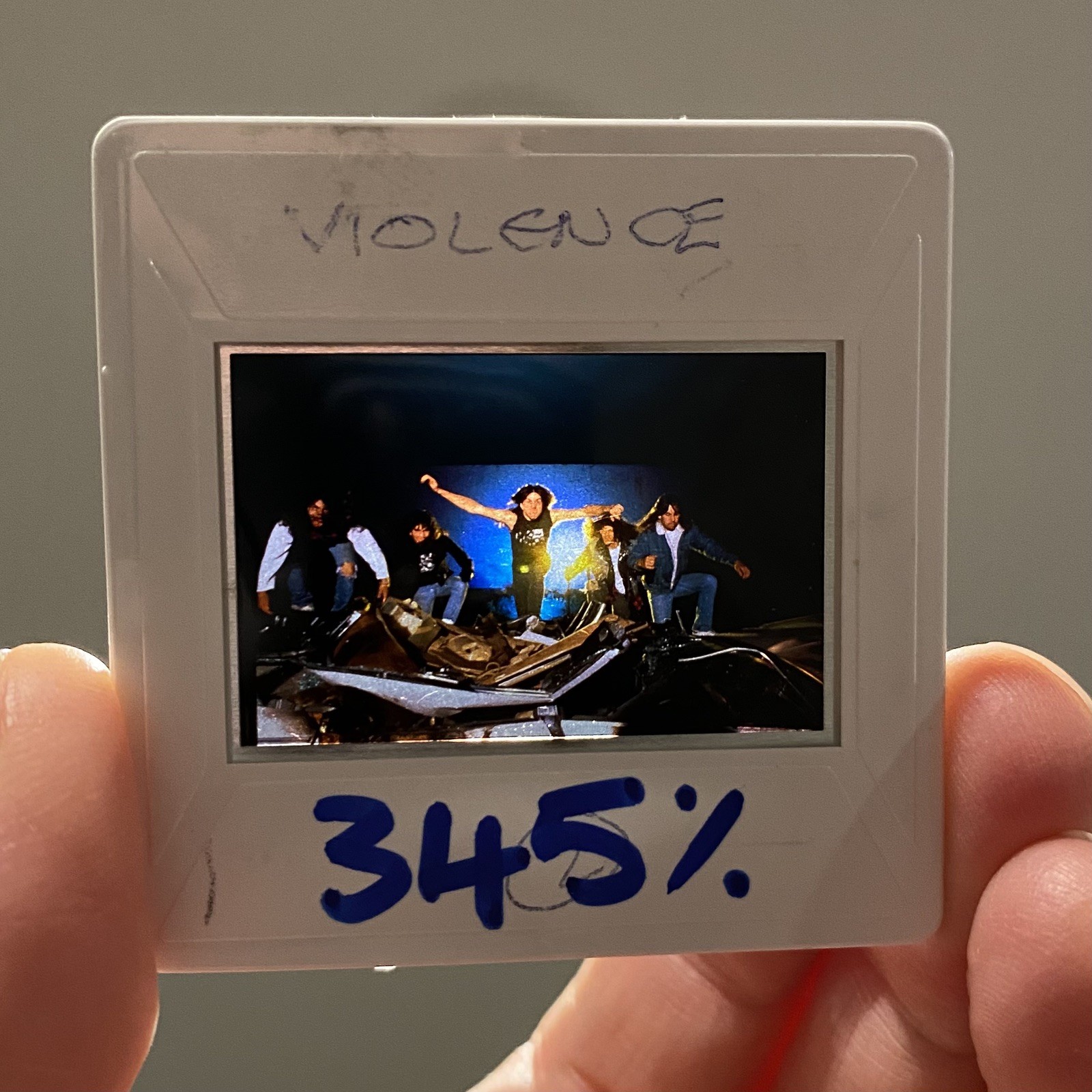 VIO-LENCE “Eternal Nightmare” Photographer’s 35mm Slide ONE-OF-A-KIND! RARE