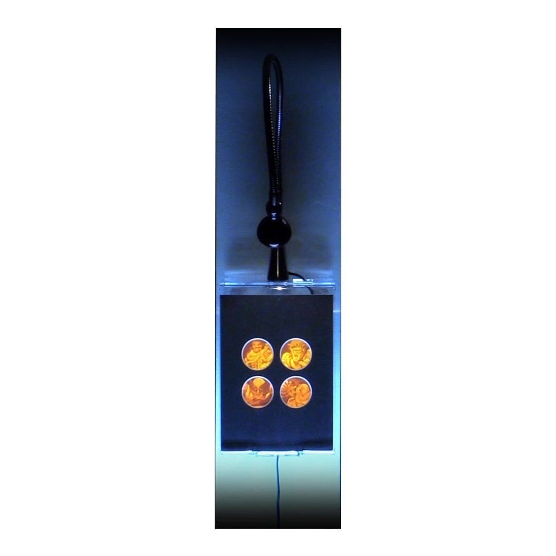 3D X-Men 4-up 2-Channel Hologram Picture LIGHTED WALL MOUNT, Photopolymer Type