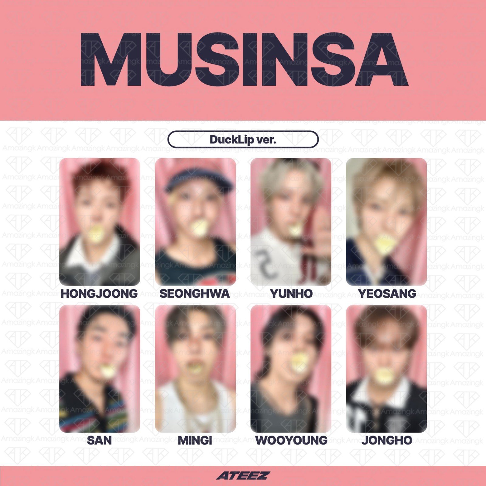 [PreSale] ATEEZ 14th Mini Golden Hour Part.5 MUSINSA Event Photocard