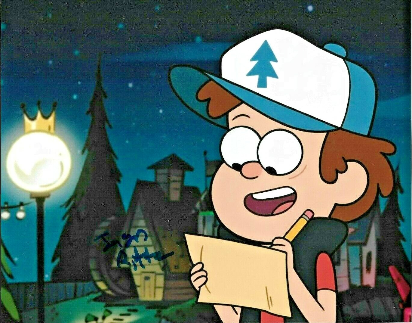 JASON RITTER SIGNED 8X10 PHOTO GRAVITY FALLS DIPPER PINES JOHN RAISING DION G