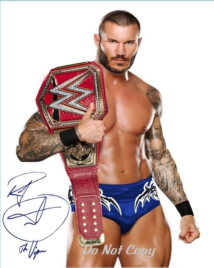 RANDY ORTON 09 WWF WWE Autographed Celebrity Reprint