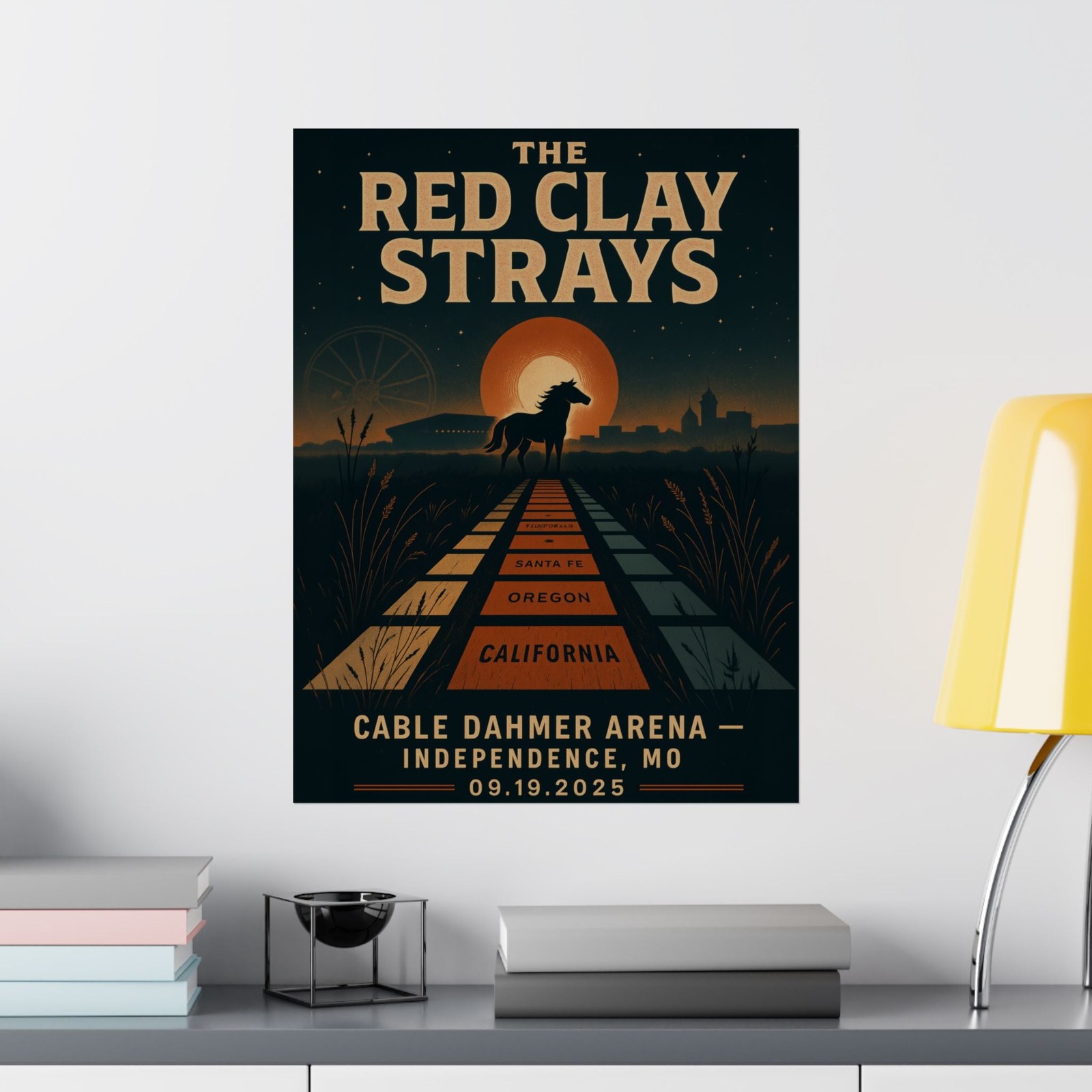 The Red Clay Strays Independence MO Concert Print | September 19, 2025 | Cable