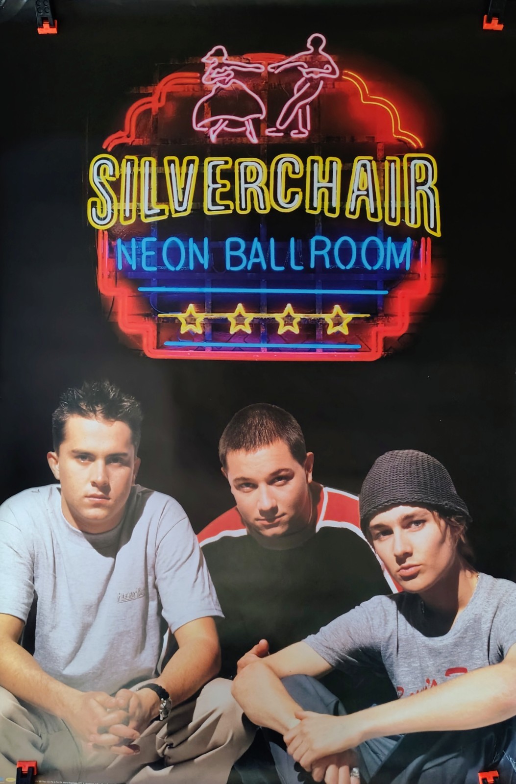 Silverchair 1999 Neon Ballroom Original Record Store Promotional Poster 24×36