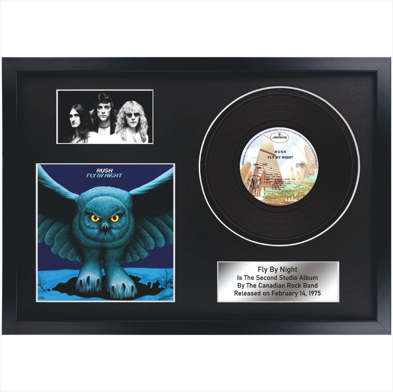 Rush – Permanent Waves / LP / Memorabilia / Souvenir in black frame / Rock