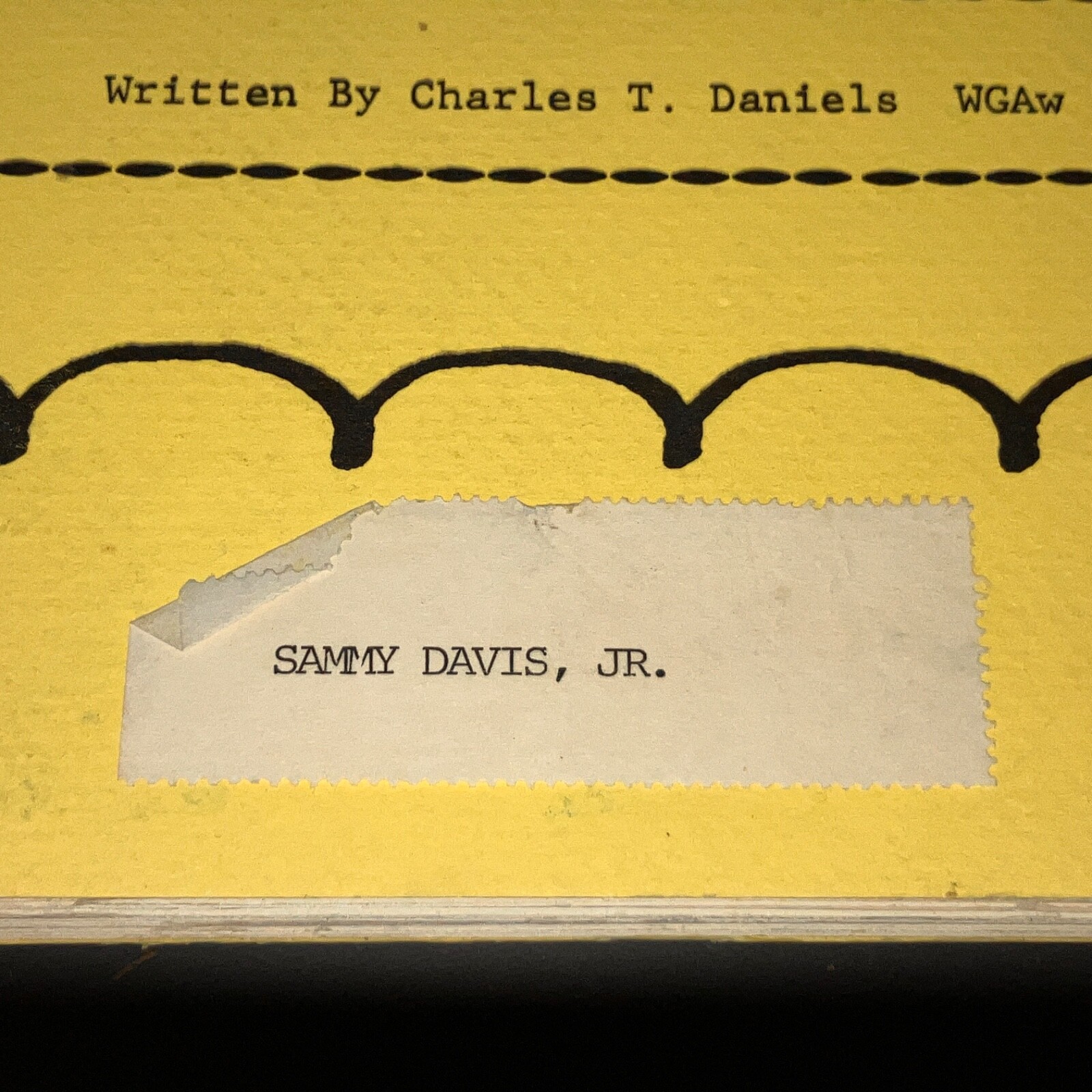 WIG WAM ON 42ND ST Redd Foxx Sammy Davis Jr Hollywood Script Letter COA
