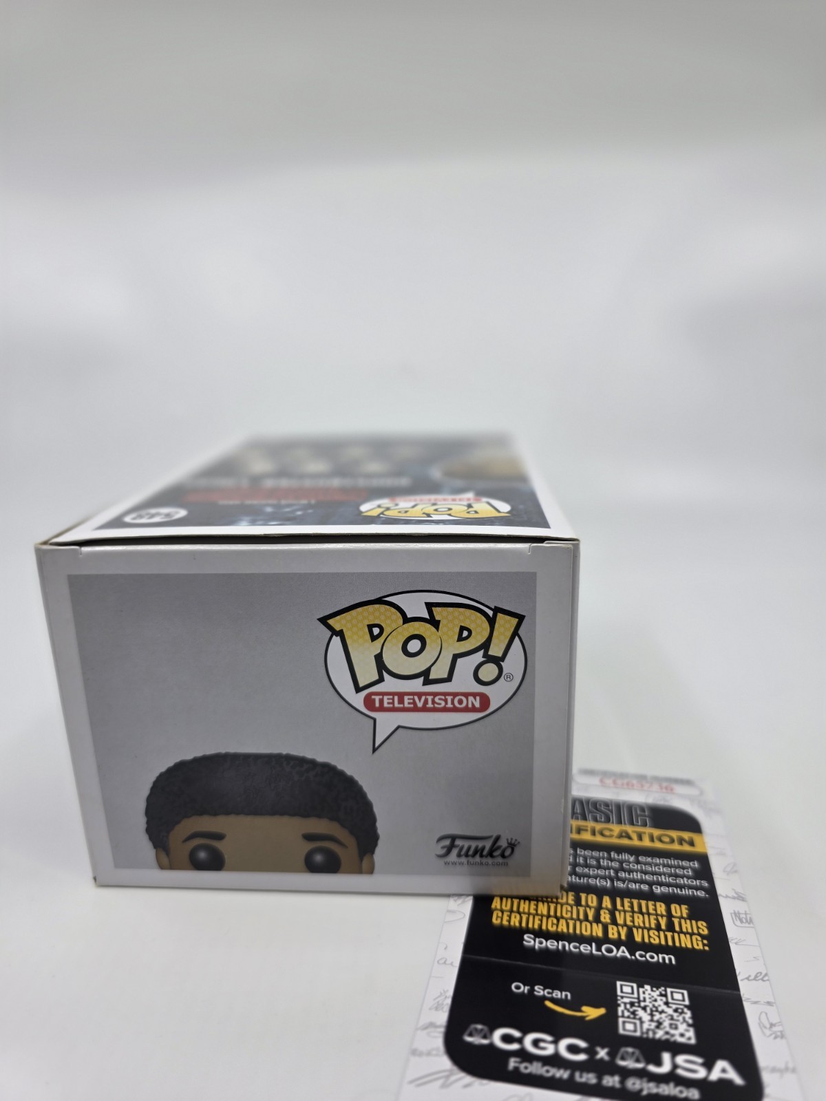 Funko Pop Stranger Things Ghostbuster Lucas Caleb McLaughlin Signed JSA w/ Quote