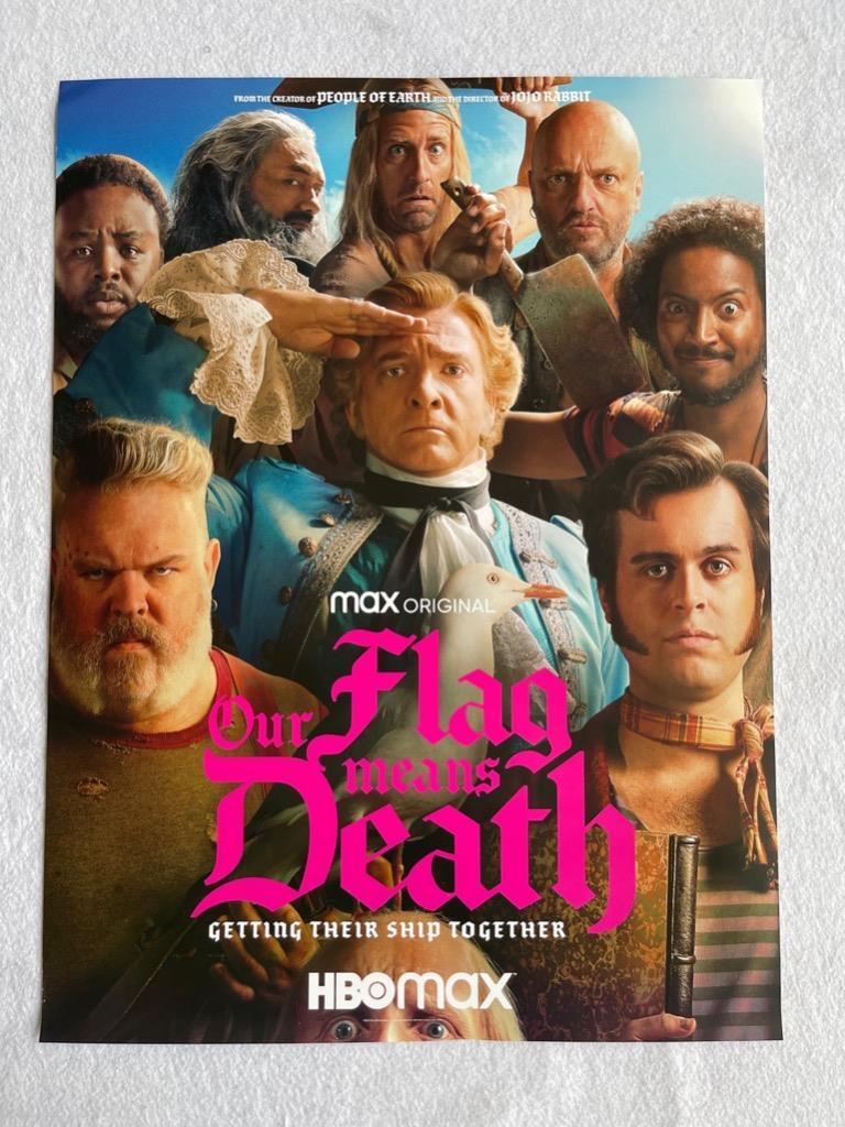 OUR FLAG MEANS DEATH – 18″x24″ Original TV Poster SDCC 2022 Taika Waitiki Rare