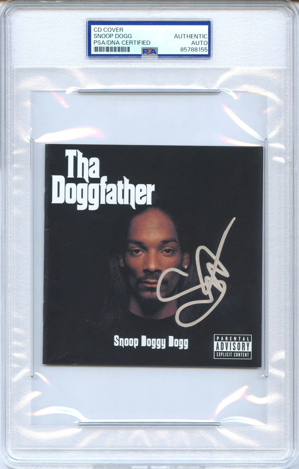 Snoop Dogg Signed Autographed CD Cover “Tha Doggfather” PSA/DNA Authenticated