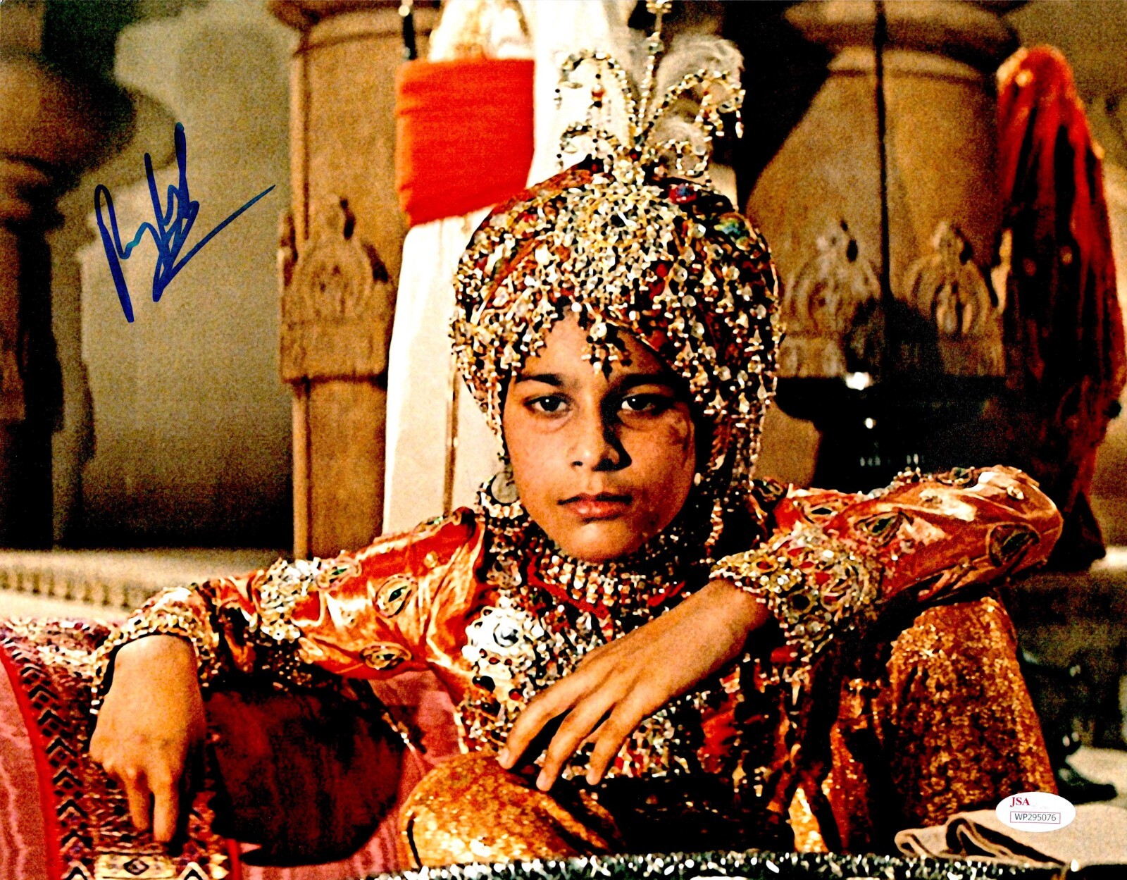 RAJ SINGH Signed INDIANA JONES 11×14 Photo TEMPLE OF DOOM Autograph JSA COA Cert