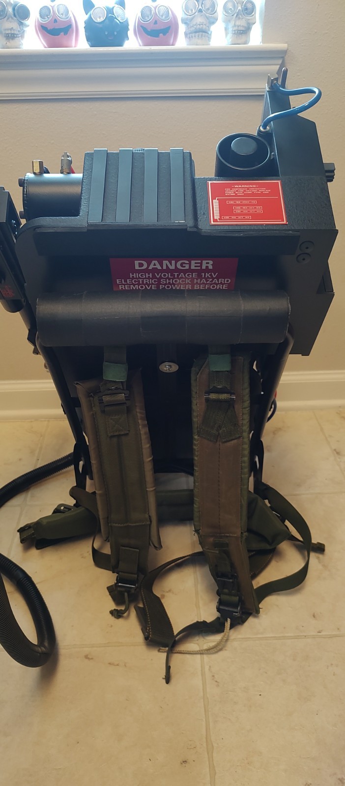 Ghostbusters Proton Pack & Trap w Matty Collector Wand & READ DESCRIPTION