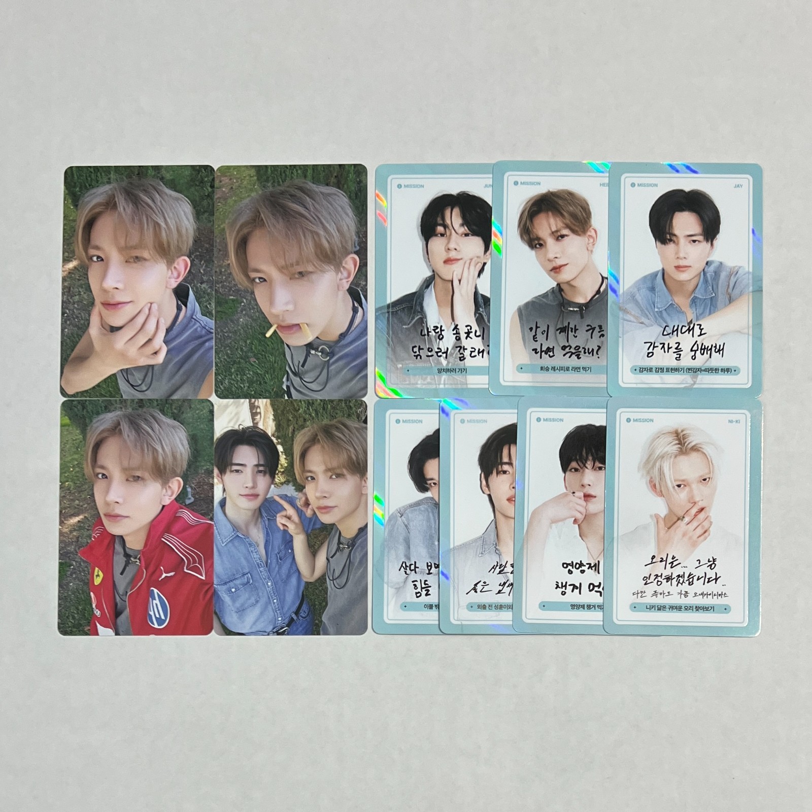 Enhypen Heeseung Evan Dicon Golden Age Photocard set