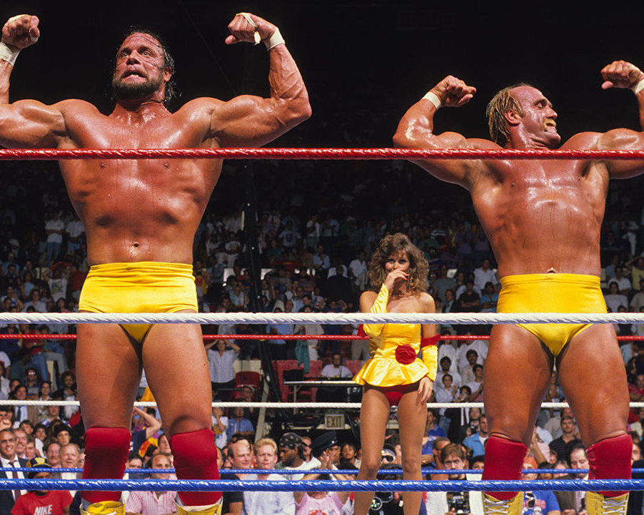 Randy Macho Man Savage Miss Elizabeth & Hulk Hogan 8×10 Picture Celebrity Print