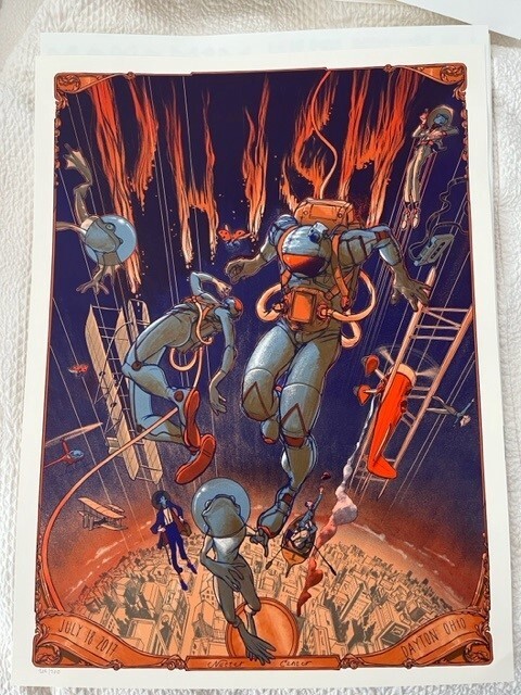 Phish LE Poster Dayton, OH – Nutter Center 7/18/2017