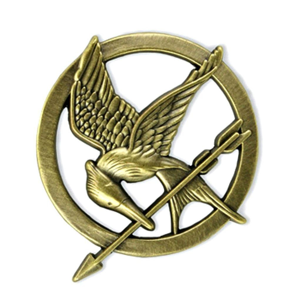 HUNGER GAMES MOCKINGJAY PIN 1.4″ Metal Badge Brooch NEW Bird Jacket Hat Book Bag