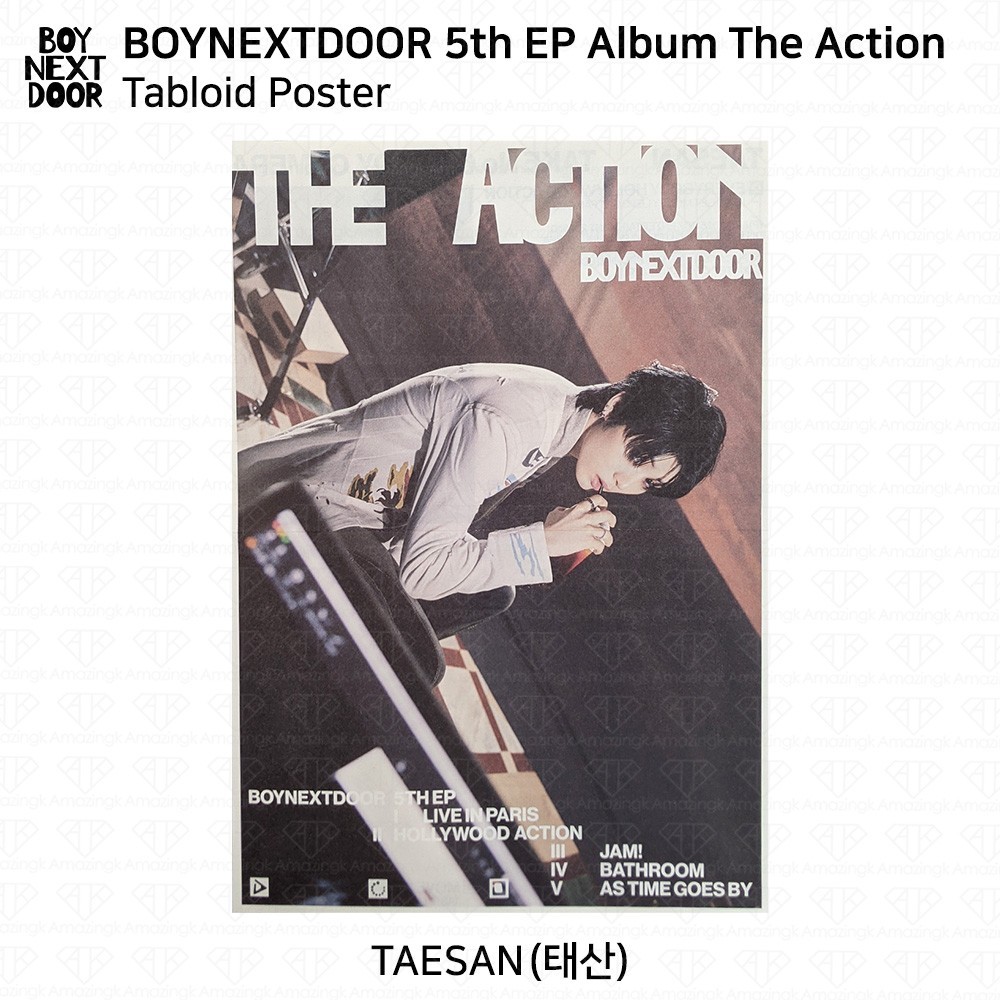 BOYNEXTDOOR 5th EP Album The Action Frame/Photobook/Weverse Official Photocard