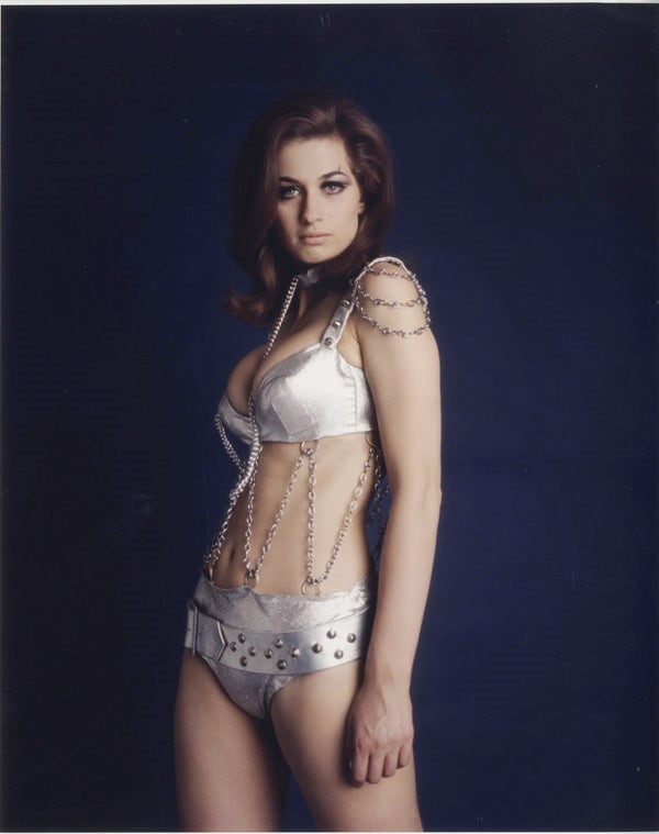 Valerie Leon Hammer Horror Sexy Chain link Bikini Pin up Vintage C-Print Photo