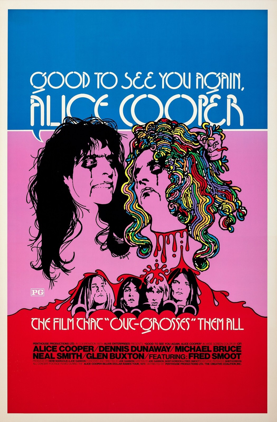 Good To See You Again poster – 11 x 17 inches – Alice Cooper poster