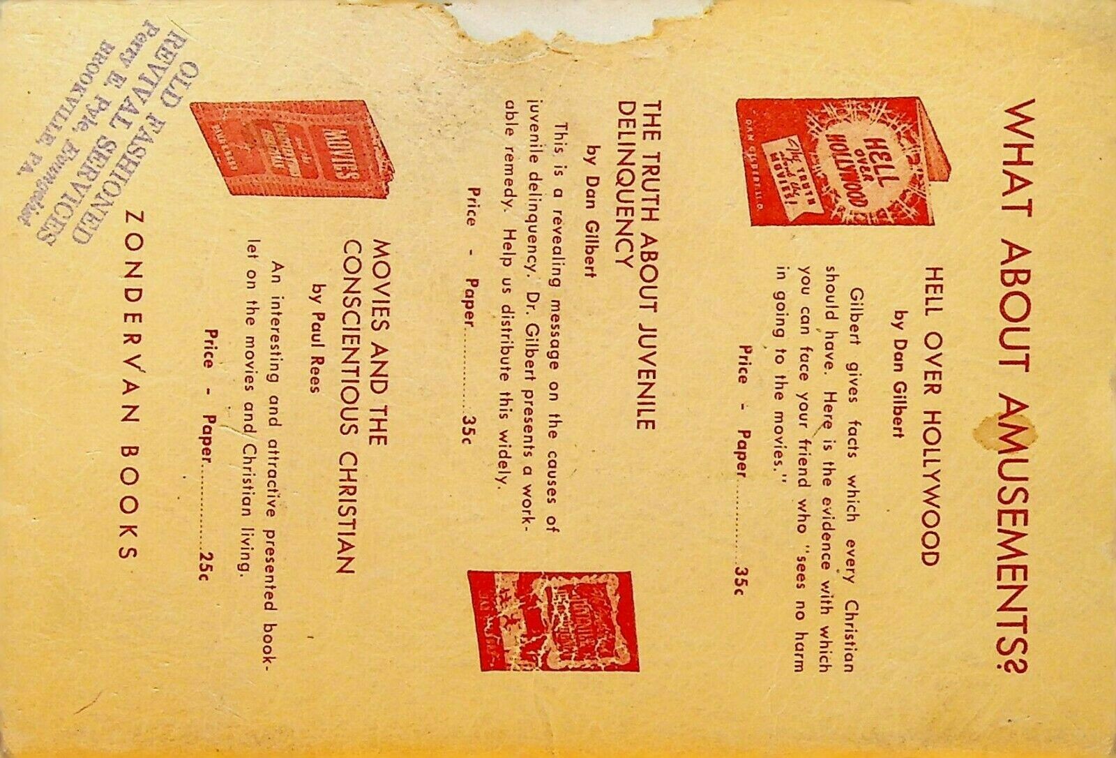 The Heritage of Hell The Modern Dance Booklet Dan Gilbert Anti Jazz Jitterbug